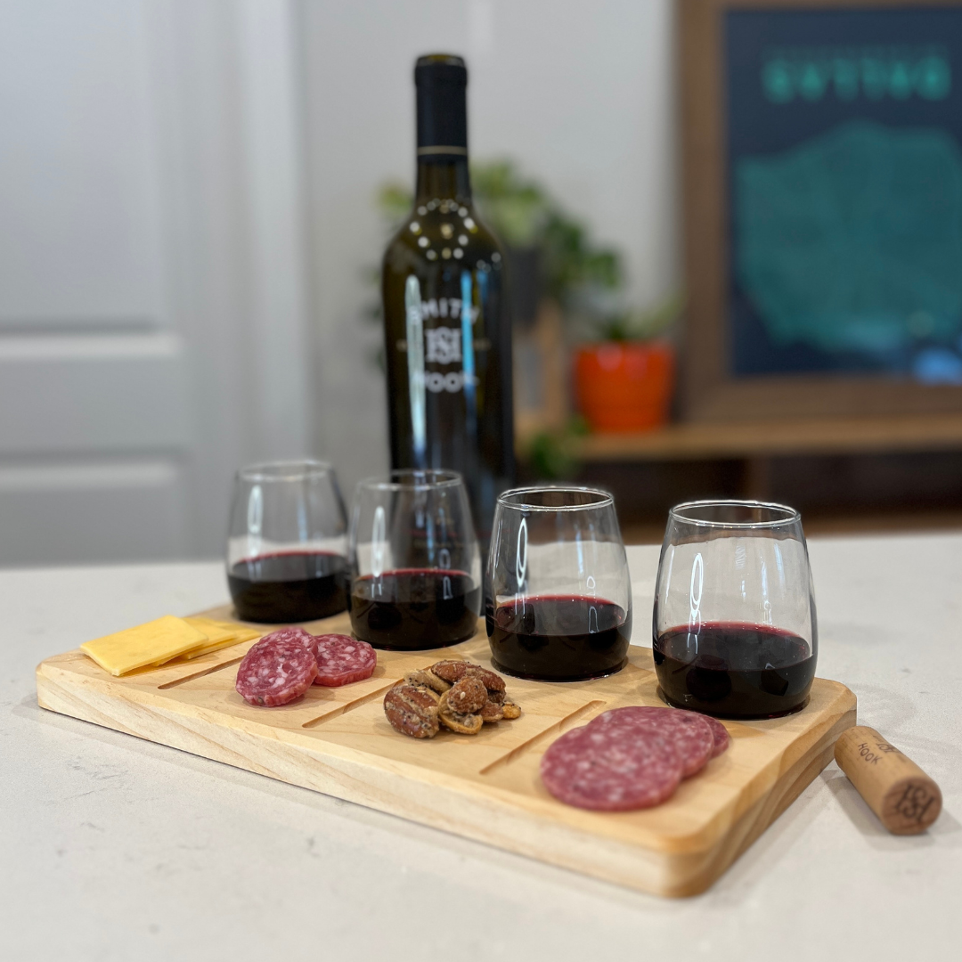 Wine Flight + Pairing Board