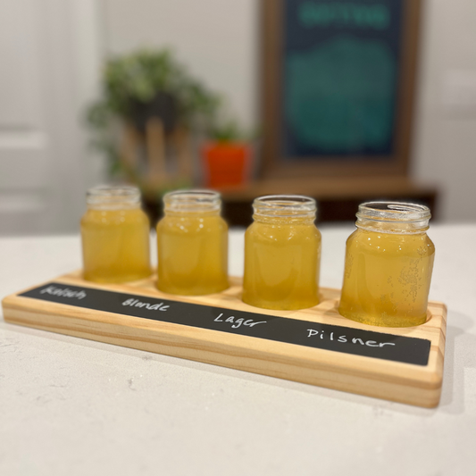 Mason Jar Flight Tasting Board