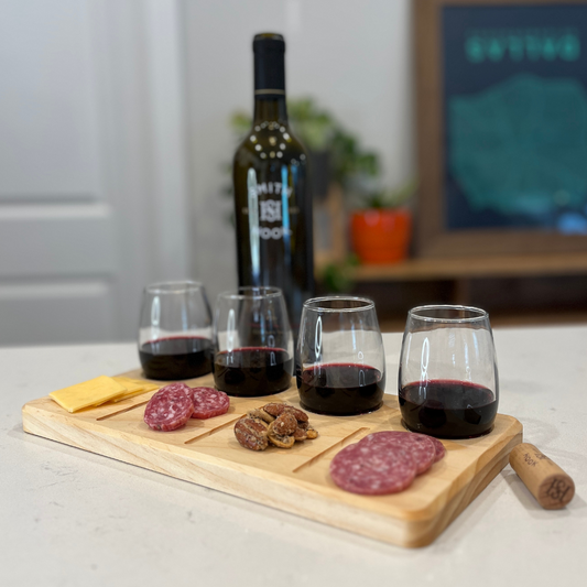 Wine Flight + Pairing Board